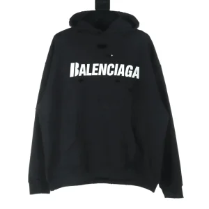 BALENCIAGA - Felpa con cappuccio