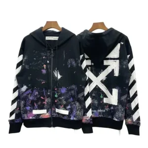 OFF-WHITE - Felpa con cappuccio
