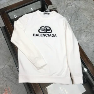 BALENCIAGA - Felpa Girocollo Maxi Logo